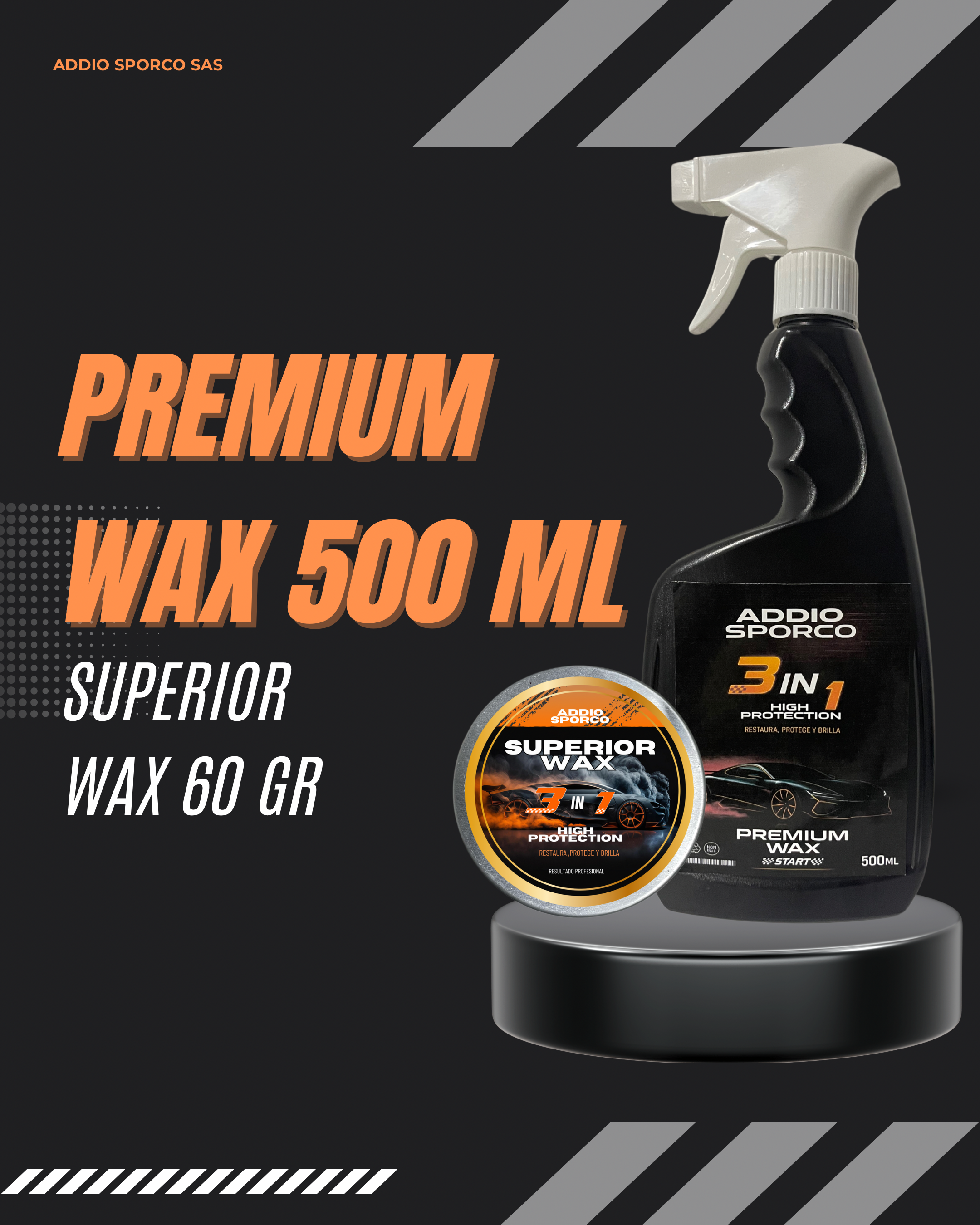 PREMIUM WAX 500 ML + CERA CREMA